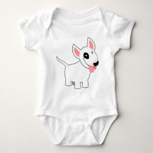 Kute Cartoon Bull Terrier Baby Clothing Romper