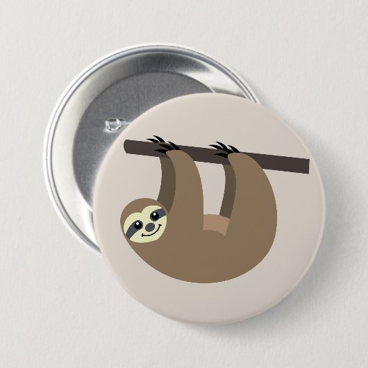 Kute Cartoon Button (Voorkant /achterkant)