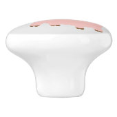 Kute Cartoon Chef die een Chef Pet draagt Keramische Knop (Zijkant)