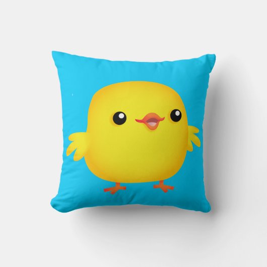 Kute Cartoon Chick :) Pillow Kussen (Voorkant)