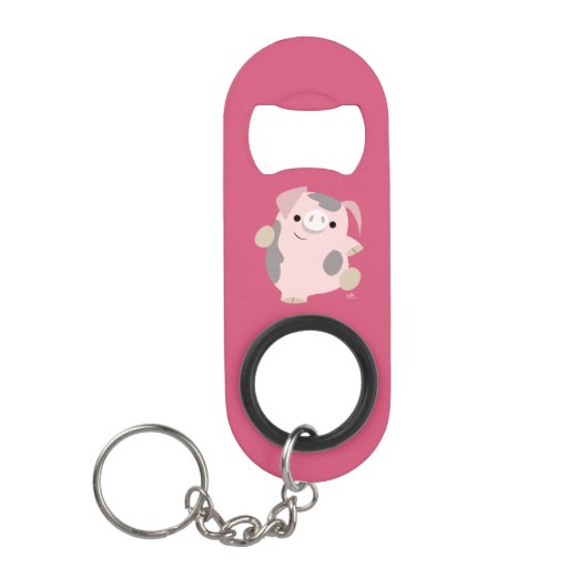 Kute Cartoon Dansende Sleutelhanger Fles Opener Sleutelhanger Flessenopener (Voorkant)