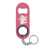 Kute Cartoon Dansende Sleutelhanger Fles Opener Sleutelhanger Flessenopener (Achterkant)