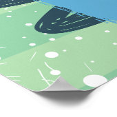 Kute Cartoon Dinosaurs Boys Birthday Party Banner Poster (Hoek)