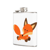 Kute Cartoon Fox Hip Flask Heupfles (Links)