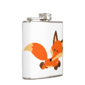 Kute Cartoon Fox Hip Flask Heupfles (Rechts)