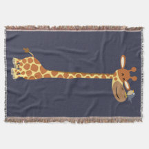 Kute Cartoon Giraffe en vriend