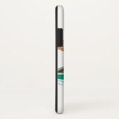 Kute Cartoon Jolly Santa Claus in een rijboot Case-Mate iPhone Case (Achterkant / rechts)