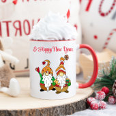 Kute Cartoon kerstgnomen Mok