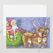 Kute Cartoon kerstkerstkerstkerstkerstkerstkerstke Feestdagenkaart (Voorkant / Achterkant)