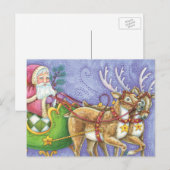 Kute Cartoon kerstkerstkerstkerstkerstkerstkerstke Feestdagenkaart (Voorkant / Achterkant)