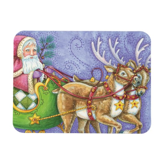 Kute Cartoon kerstkerstkerstkerstkerstkerstkerstke Magneet (Horizontaal)