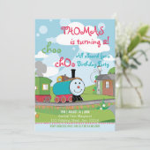 Kute Cartoon Kinder Trilkleurentaart Kaart (Staand voorkant)