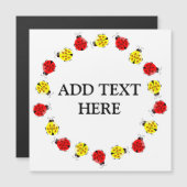 Kute Cartoon Ladybugs in rood en geel (Voorkant / Achterkant)