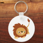 Kute Cartoon Lion Sleutelhanger (Voorkant)
