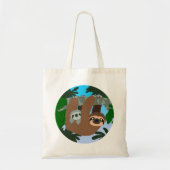 Kute Cartoon moeder Baby Tote Bag (Voorkant)