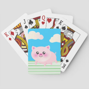 Kute cartoon pokerkaarten