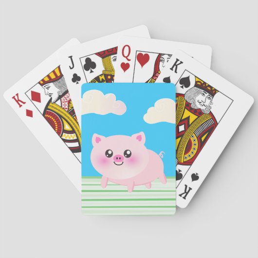 Kute cartoon pokerkaarten (Achterkant)