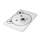 Kute Cartoon Polar Beer Badmat (Gekanteld)
