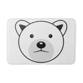 Kute Cartoon Polar Beer Badmat