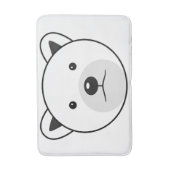 Kute Cartoon Polar Beer Badmat (Voorkant Verticaal)