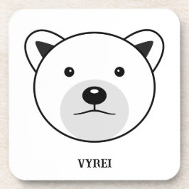 Kute Cartoon Polar Beer Bier Onderzetter