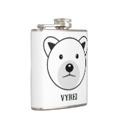 Kute Cartoon Polar Beer Heupfles (Rechts)