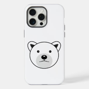 Kute Cartoon Polar Beer iPhone 15 Pro Max Case