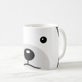 Kute Cartoon Polar Beer Koffiemok (Voorkant rechts)