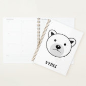Kute Cartoon Polar Beer Planner (Display)