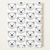 Kute Cartoon Polar Beer Planner (Achterkant)