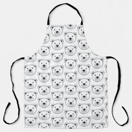 Kute Cartoon Polar Beer Schort