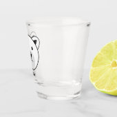 Kute Cartoon Polar Beer Shot Glas (Rechts)