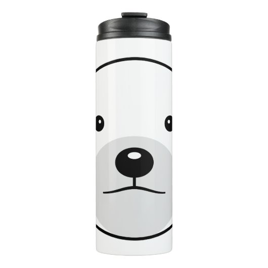 Kute Cartoon Polar Beer Thermosbeker (Voorkant)