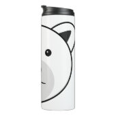 Kute Cartoon Polar Beer Thermosbeker (Geroteerd rechts)