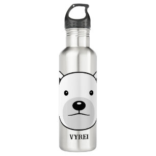 Kute Cartoon Polar Beer Waterfles