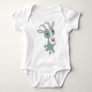 Kute Cartoon Pranking Goat Baby Apparel Romper