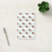 Kute Cartoon Pugs en Botten Post-it® Notes (Kantoor)