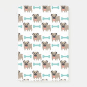 Kute Cartoon Pugs en Botten Post-it® Notes (Voorkant)