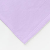 Kute Cartoon Sheep Paars Name Fleece Blanket Deken (Hoek)