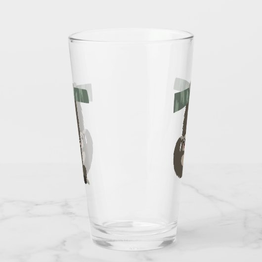 Kute Cartoon Sloth Dangling from a Branch Tumbler (Links)
