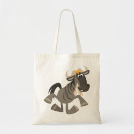Kute Cartoon Tap Dancing Wildebeest Bag Tote Bag