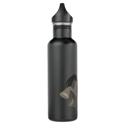 Kute Cartoon Tap Dansend Wildebeest Waterfles (Links)