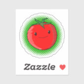 Kute Cartoon Tomato Drawing Sticker (Vel)