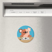 Kute Cartoon Trekpiglet Magnet (Insitu (Vaatwasser))