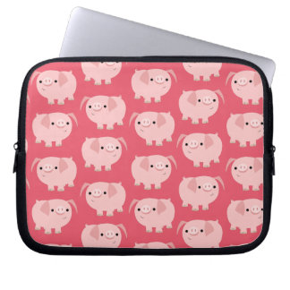 Kute Cartoon Varkens Laptophoezen Laptop Sleeve