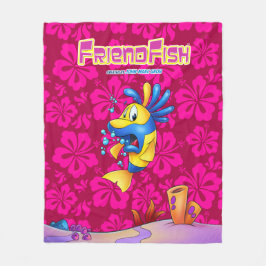 Kute cartoon vlootdeken fleece deken