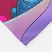 Kute cartoon vlootdeken fleece deken (Hoek)