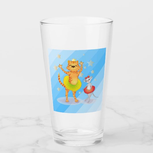 Kute Cartoons Glas (Voorkant)