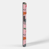 Kute cats retro kerstroze Case-Mate iPhone case (Achterkant / Rechts)