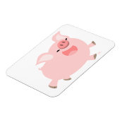 Kute Cheerful Cartoon Pig Flexible Magnet Magneet (Linkerzijde)